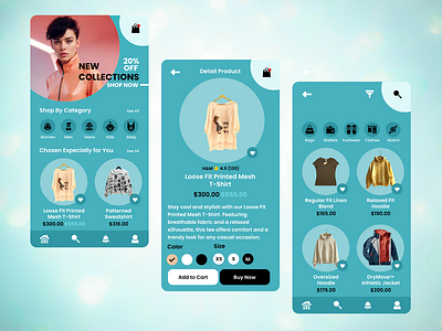 Fashion eCommerce App Design app design ecommerce fashion marketplace mobile app onlineshop shop shopping store ui design