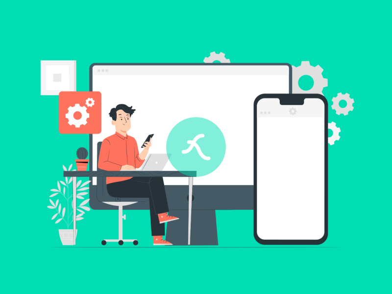 Responsive design Lottie JSON animation by weblodge on Dribbble