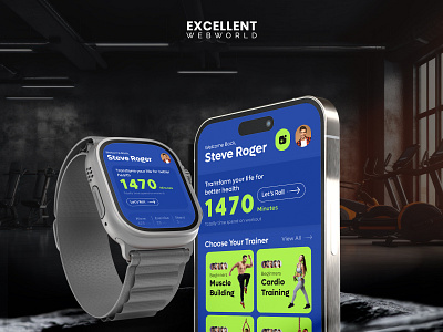 Best Wearable App UI Design app design fitness smart watch mobile app design smart watch ui design uiux watch watch face wearable wearable app design wearable app ui wearable device design