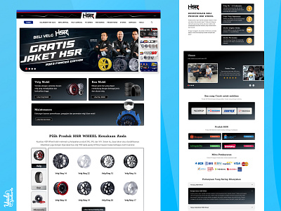 Website Automotive HSR Wheels Redesign - Unofficial 3d animation automotive branding clean design destination apps graphic design illustration landing page logo mobile motion graphics typography ui ux vacation web web design website