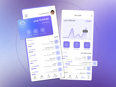 Financial Management App"Walleta💸" app design financial management ui ux