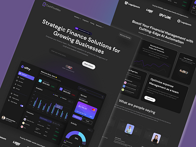 CashFlowMax SaaS B2B System landingPage uiux design adobe xd animation app desi app designs application design b2b bento branding design figma fintech graphic design landing page saas ui ux web design websites