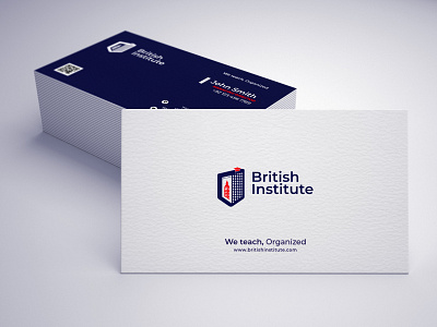 British Institute Card branding graphic design logo