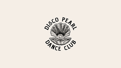 Disco Pearl ball branding club cosmodrome art creative dance design disco graphic design illustration logo logofolio logotype malina cosmica oyster pearl portfolio shell vector vintage