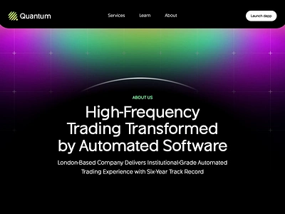 Quantum trading website full scroll 3D animation 3d animation crypto crypto service crypto wallet finance fintech landing landing page landingpage trading web web design web site web3 web3 site webdesign website