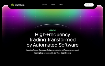 Quantum trading website full scroll 3D animation 3d animation crypto crypto service crypto wallet finance fintech landing landing page landingpage trading web web design web site web3 web3 site webdesign website