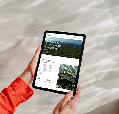 Sustainable Website Design for Environmental Consultancy branding consultancy digitaldesign eco branding ecofriendly environmentaldesign greendesign sustainability sustainable branding sustainable design uiux website design