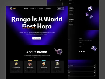 Crypto website design bitcoin crypto cryptocurrency cryptoexchange finance gradient landing page nft ui web3 website website design