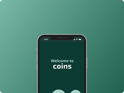 Coins: Finance App Onboarding design finance mobile app mobile design modern onboarding ui