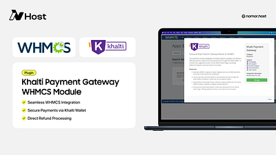 Khalti payment gateway whmcs module graphic design