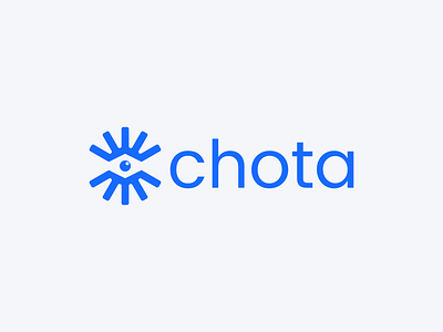 Final Brand Identity Design for Chota app logo brand branding conveys vision cutting edge technology design eye symbol icon it logo logo logo design modern logo software logo startup logo tech company tech innovation tech logo technology icons technology logo