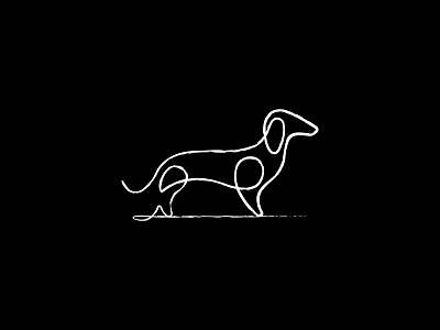 Dogo alex seciu animal logo branding dog dog logo line logo logo design logo designer pet logo sketch