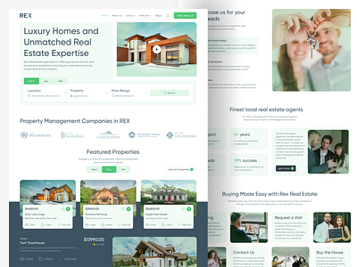 Real Estate Website Design houses property real estate agency real property realestate realestateagent realestatelandingpage realestatewebsite realty rent residence web design website