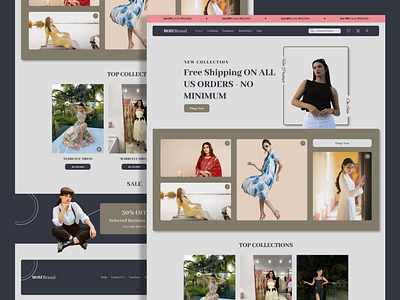 UI\UX Design For Female Clothing app design brand design clothing web design creative ui design e commerce web design ecommerce expert design ecommerce ui ecommerce web design expert ui designer eye catchy design female clothing app female clothing web design graphic design landing page landing page for cloting ui ui ux ui ux design ui ux for clothing app web design