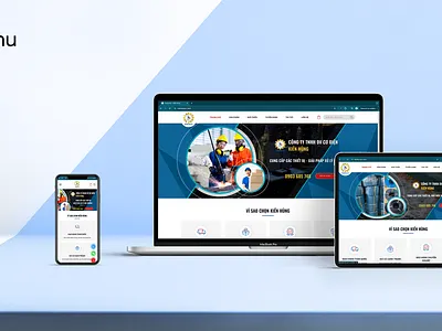 Dự án thiết kế website Kiến Hùng (Website design idea) 3d animation branding design graphic design illustration logo motion graphics puramu ui ui design uiux ux ux design uxui uxui design web design website design website design idea website template