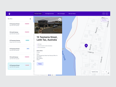 Serious Offer — Find Your Home Desktop design desktop details estate agency home house list make an offer map offer product design property search ui ux web website