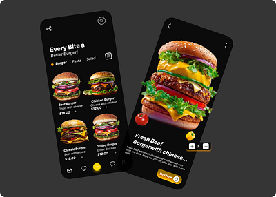 Food ui design design product design ui