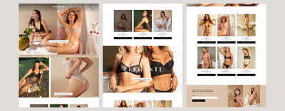 MyLingerie - E-commerce Website branding ui web design