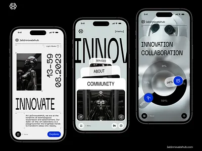 Mobile app design ui