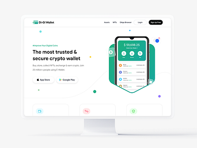Crypto Wallet - Web App Concept