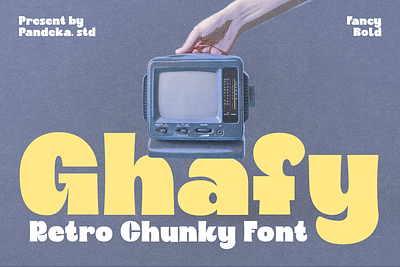 Ghafy - Retro Chunky Font comic.