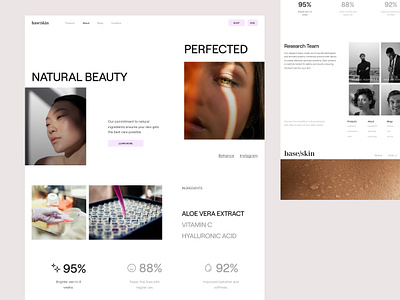 Baseskin - Beauty Marketplace b2b beauty beauty product buy cosmetics ecommerce homepage landing page makeup market marketplace online shop online store salon shop skincare startup swiss design uiux web design