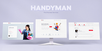 Handyman Services Web app Concept