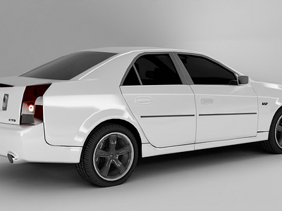 Cadillac CTS-V Model in blender 3d blender car decegani cars game hard model modeling mohammad amin ranjbar ready render surface vehicle