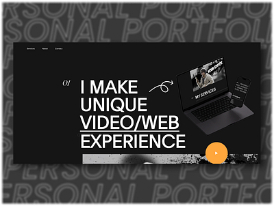 Modern Personal Portfolio UI app branding design designer portfolio e learning education elearning personal portfolio portfolio product design ui ux webapp website