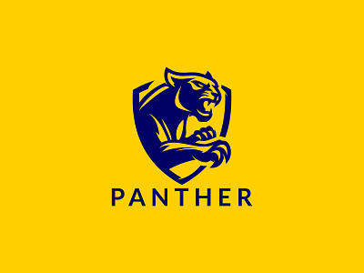 Panther Logo aggressive angry animal logo animals black branding business design fight graphic design logo panther panther logo panther logo for sale strong ui ux vector wild wild panther