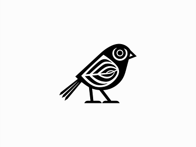 Sparrow Logo animal bird branding cute design elegant emblem flight freedom geometric icon illustration kids logo mark minimalist modern nature sparrow vector