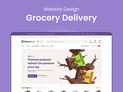 Grocery website UI design creative design creativity design ecommerce fruit market grocery shop grocery website minimal design mockup ui ui desing ux vegetable market web design website website design