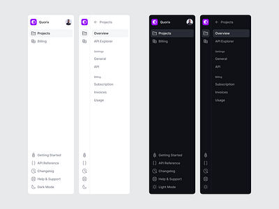 Graphlit - Side Navigation Component agent ai component crypto dark theme dashboard data design system graphlit interaction menu navigation product design project sidebar sidenav ui ux web web3