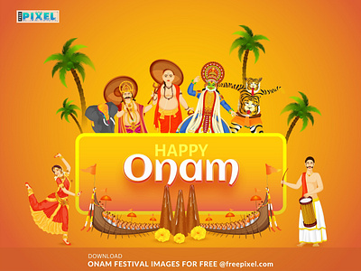 Onam Festival Poster Design branding free stock images freepixel graphic design onam celebration onam festival onam illustration onam png onam poster onam vector design poster design south indian festival ui