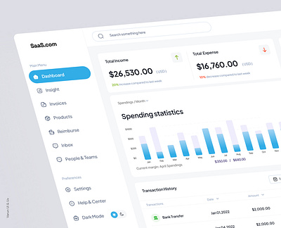 SaaS Dashboard Concept | Light | dark Modes admin panel branding color theory concept dashboard figma saas ui uiux website