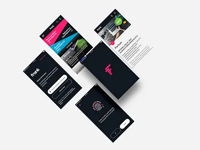 Frank Students product design ui ux visual identity