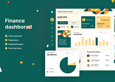 Finance Dashboard Design app design banking branding dashboard design design inspo figma finance illustration portfolio project project inspiration ui