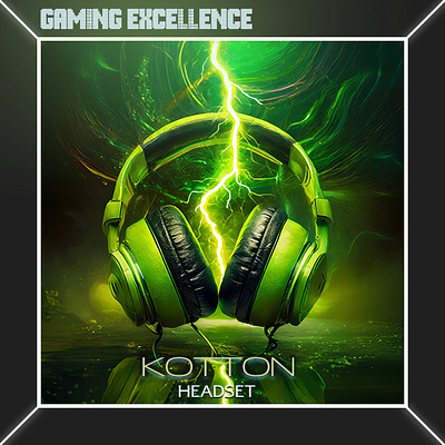 Kotton Headset branding graphic design logo marketing photoshop product desigb