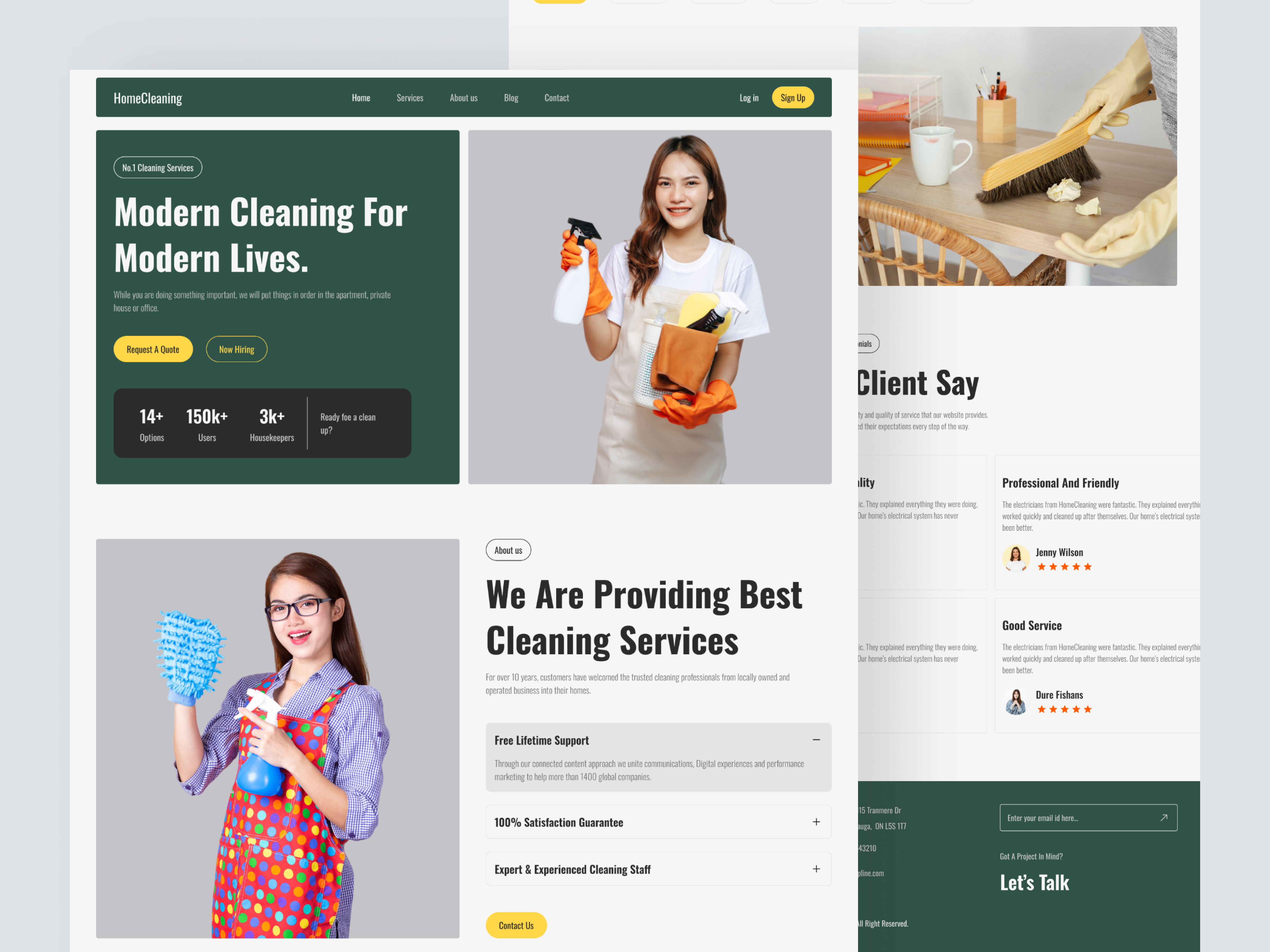 Example of Website/Landing Page Design
