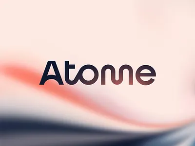 Atome Wordmark abstract ai logo app logo bold logo branding dynamic logo finance logo fintech logo futuristic logo gradient logo money logo payment logo saas logo tech logo typedace vibrant logo web logo web3 logo wordmark