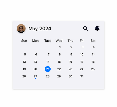 Calendar Design adobe xd branding dailyui design ui ux vector