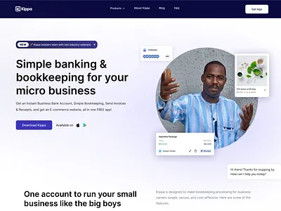 Kippa Hero Design 2 ab testing branding ui uiux uiux design user interface design website redesign