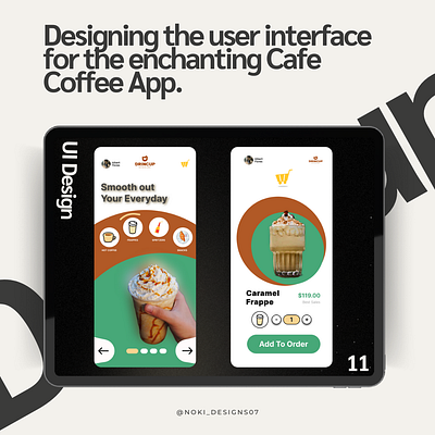 Last day of designing challenge Day 11 💯 3d animation app branding brown coffee design drincup figma graphic design illustration logo motion graphics starbucks typography ui