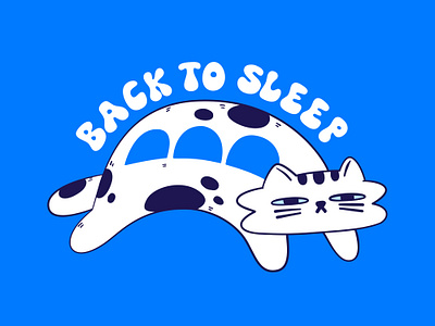 Cat Bus Back To Sleep art back to school back to sleep cat cat bus children color design digital art girlsart humor humour illustration joke kids school sleepy cat teenage tranquil white cat