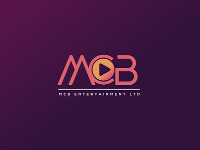 MCB ENT. LOGO branding design entertainment graphic design illustration logo typography vector