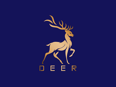 Deer Logo animal animals brand branding deer for sale deer logo exclusive forest hunt hunting jungle logo minimal logo design modern rustic traditional vector wild wisdom zoo