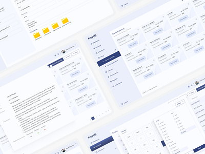 HRMS Dashboard - Human resource management system dashboard design figma portfolio ui design uiux uxdesign web webapp