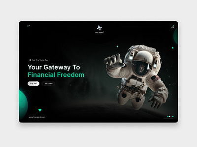 Fincapital Landing page design capital challege finance fincapital market stock market trading trading challenge trading platform