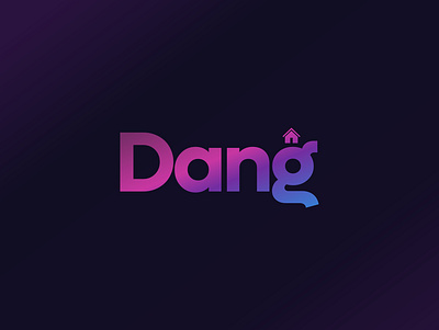 DANG LOGO app branding design graphic design housing illustration logo real estate typography ui ux vector