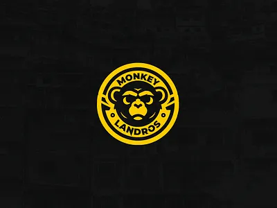 Monkey Landros branding clothes graphic design identity illustrator logo photoshop